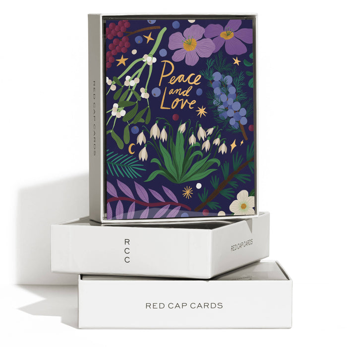 Winter Botanicals holiday greeting card - by Carlyle Avenue