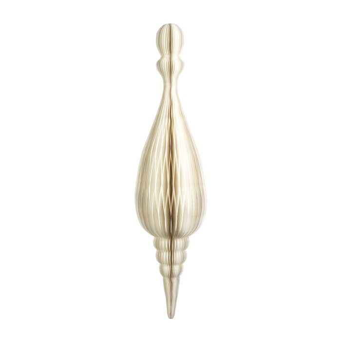 Wish Paper Elongated Droplet Pendant - Holiday Ornaments by Carlyle Avenue