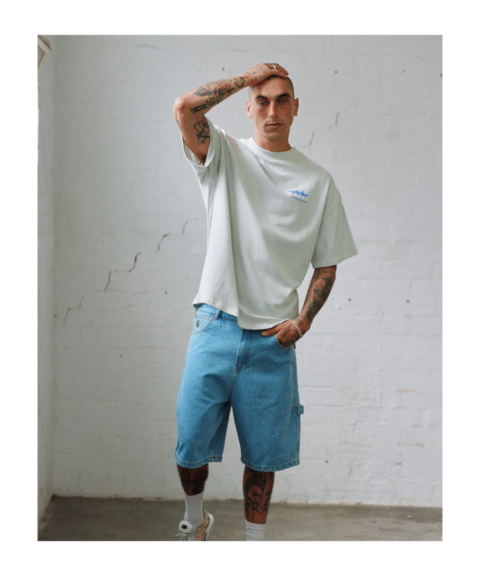 WNDRR Forged Heavy Weight Tee (Oyster)