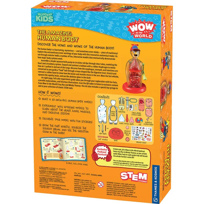 Box of WOW Kids educational toy about the human body