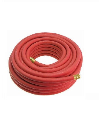 1 Inch Red Rubber Water Hose -75 foot - 300psi - Factory Direct Hose
