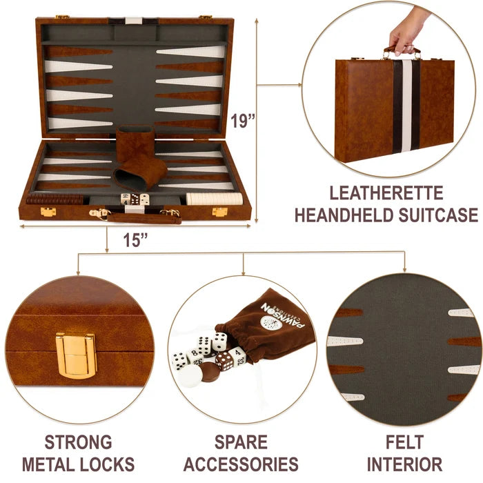 15 inch Classic Backgammon Set