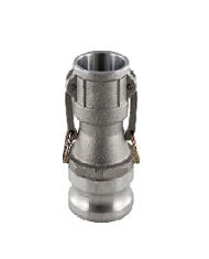 2" Aluminum Female Camlock x 3" Male Camlock adapter