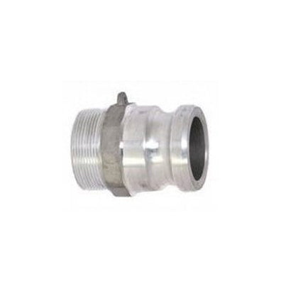 2" Male Camlock x 2" Male Pipe (npt) Adapter - Aluminum - Factory Direct Hose
