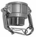 3" Stainless Steel Female Camlock x 3" Male Pipe Adapter - Style B - Factory Direct Hose