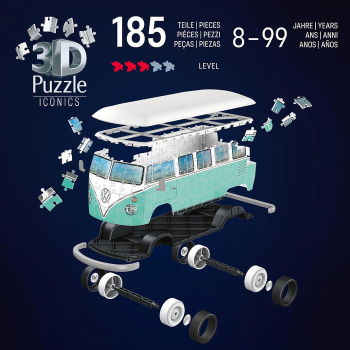 3D Volkswagen Bus 162pc Puzzle