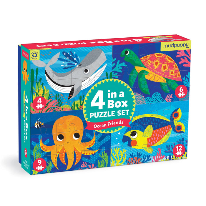 4 in a Box Puzzle Set