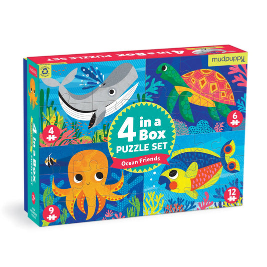 4 in a Box Puzzle Set