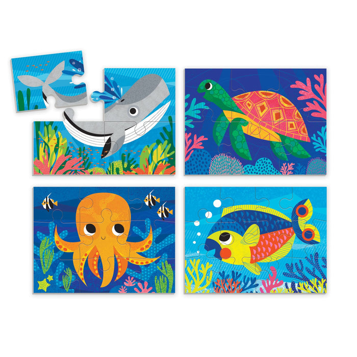 4 in a Box Puzzle Set