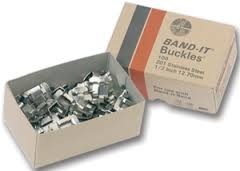 5/8" 201 Stainless Steel Buckle - Box of 100 - Factory Direct Hose