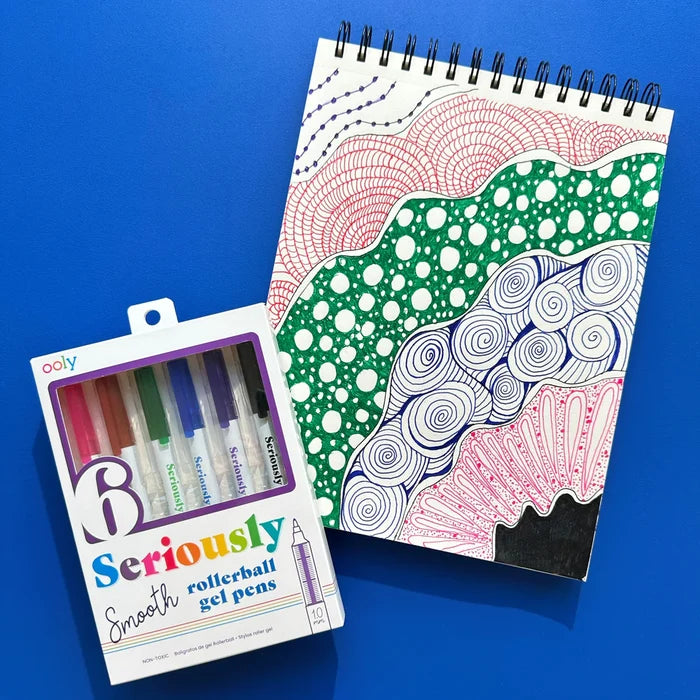 6 Seriously Smooth Rollerball Gel Pens