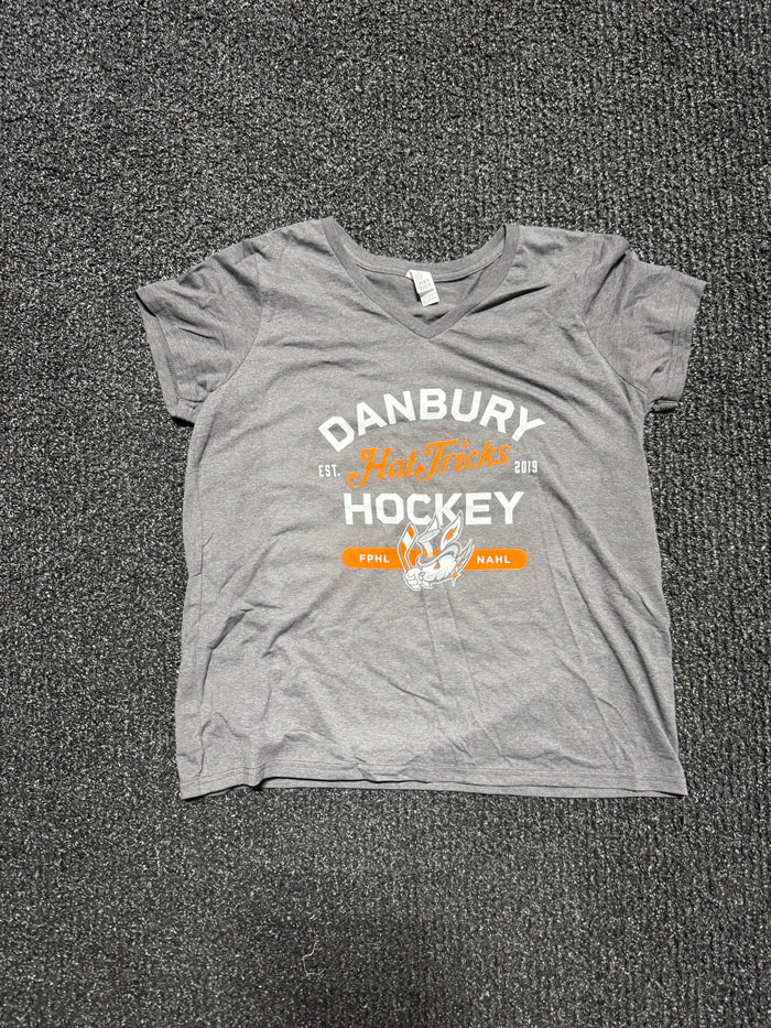 Danbury Hat Tricks Hockey Womans V-Neck