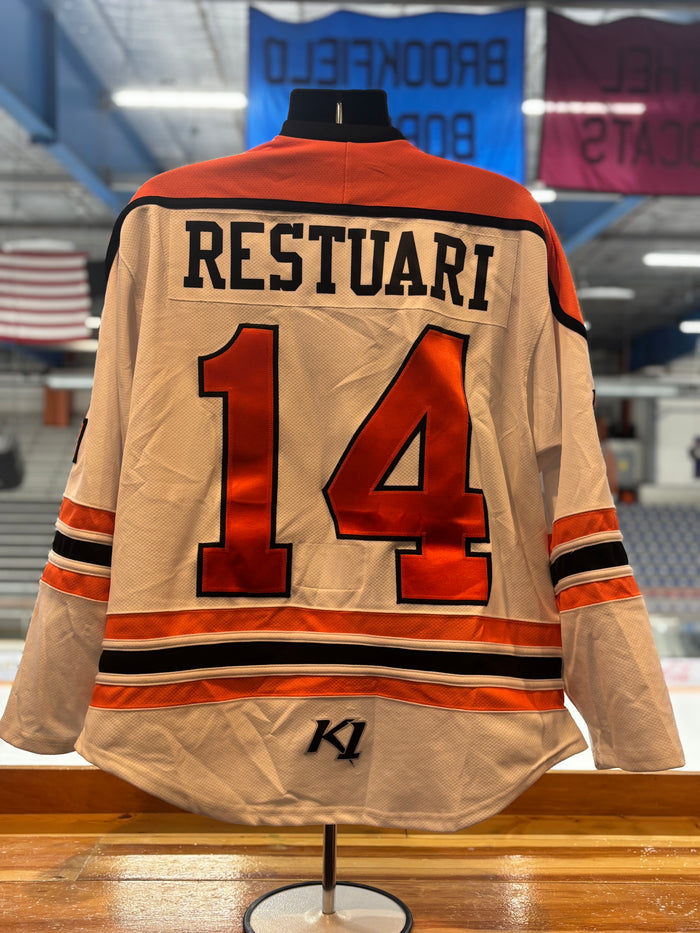 White Danbury NAHL Jerseys