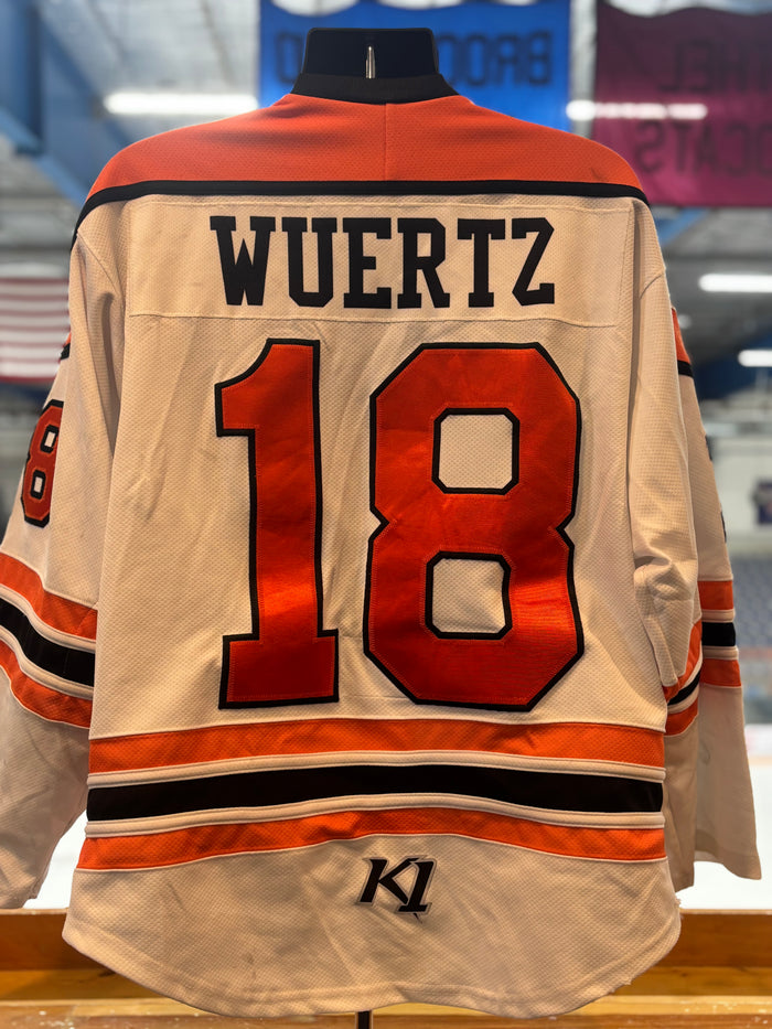 White Danbury NAHL Jerseys