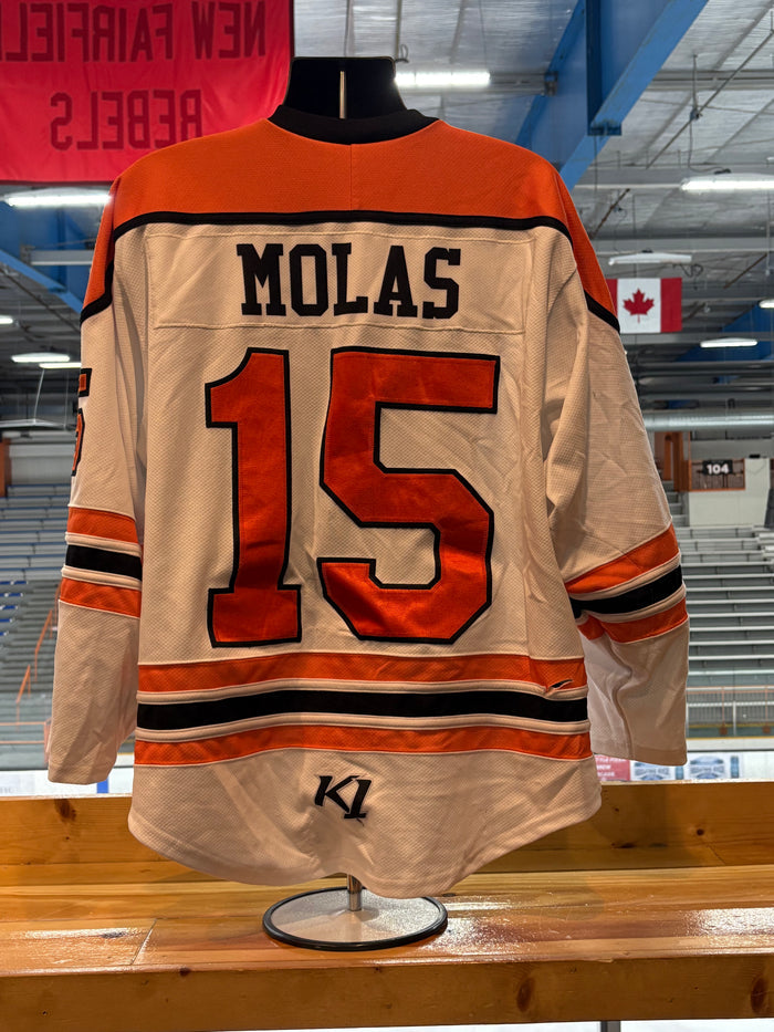 White Danbury NAHL Jerseys