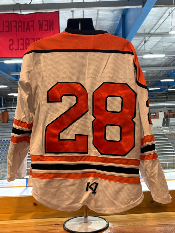 White Danbury NAHL Jerseys