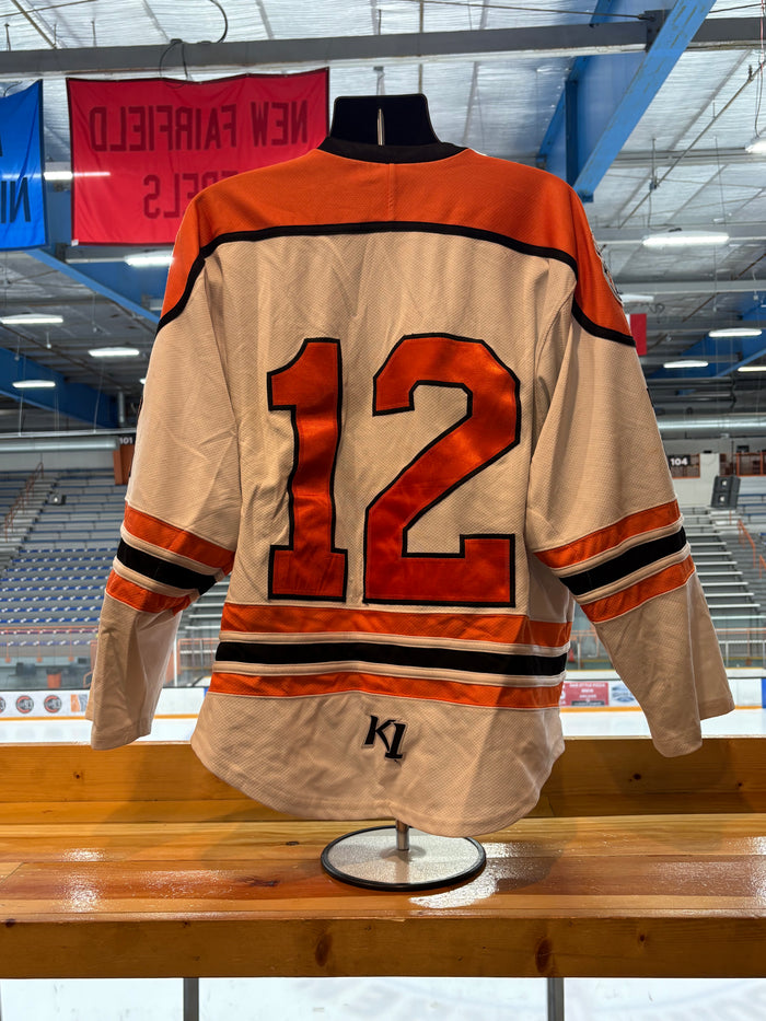 White Danbury NAHL Jerseys