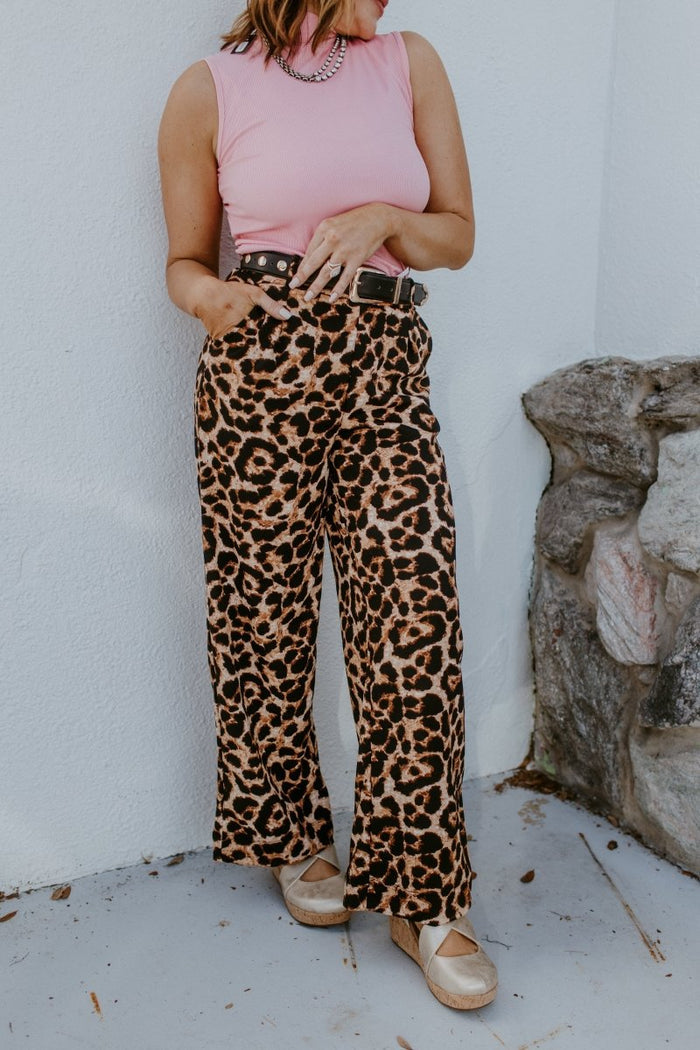 Add To Cart Pants In Leopard - Reg & Curvy - Macoma Boutique210 Other Bottoms