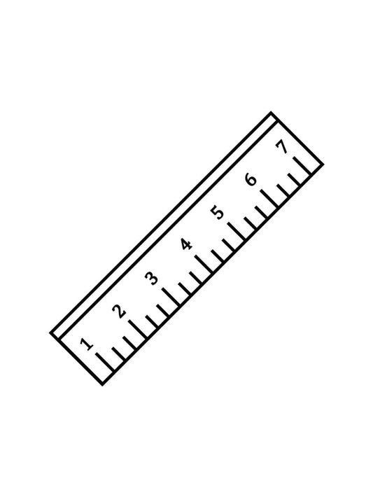 Graphic of a ruler.