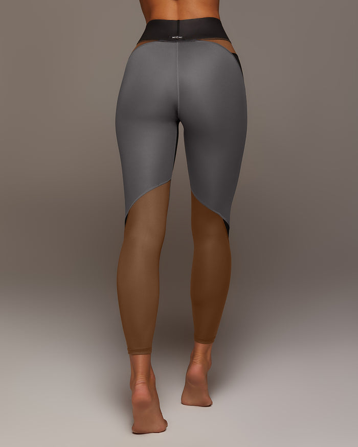 Aerial Gloss Legging - Alloy