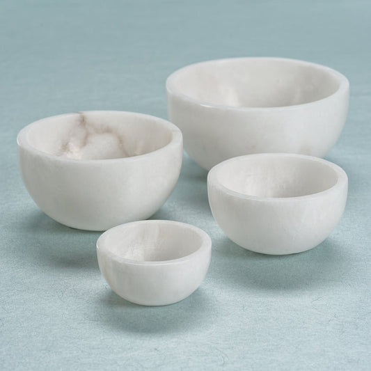 Alabaster Bowl - Bowls by Carlyle Avenue