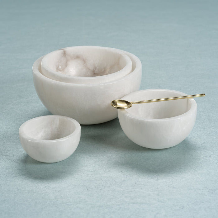 Alabaster Bowl - Bowls by Carlyle Avenue
