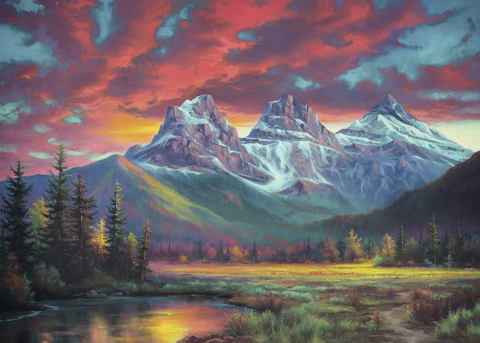 Alberta's Three Sisters 1000pc Puzzle