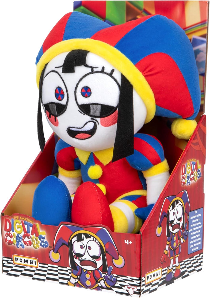 Amazing Digital Circus Pomni Large Plush Toy Soft Huggable Character Doll for Kids & Collectors