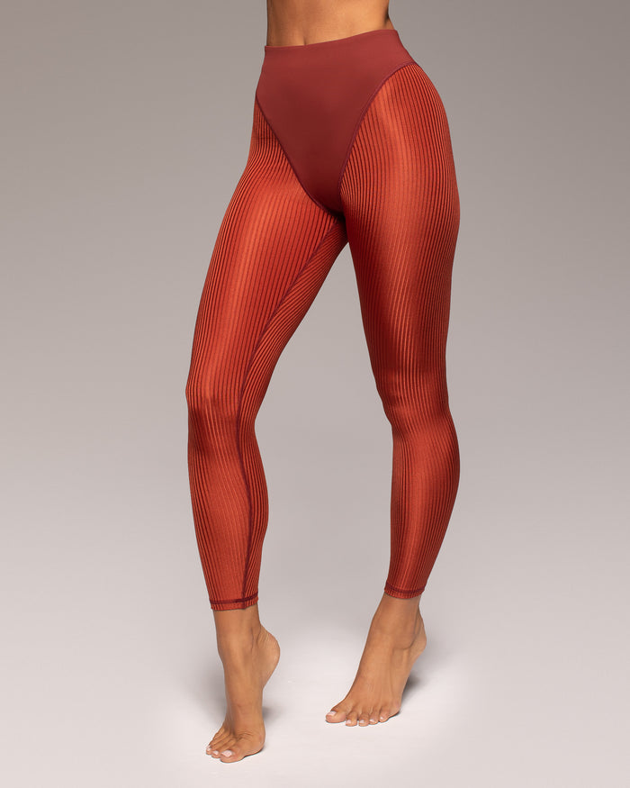 Ambient High Cut Ribbed Legging