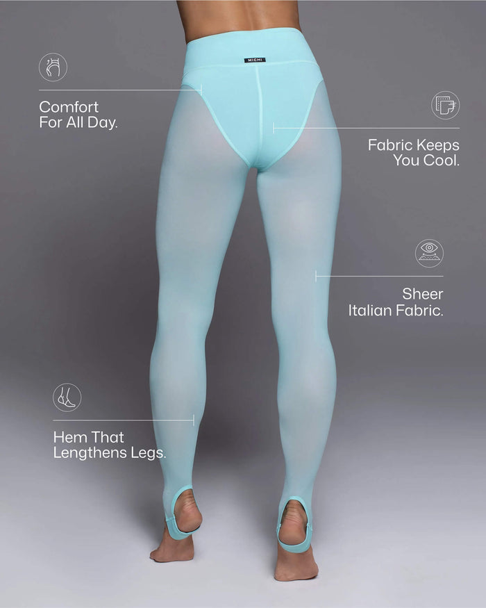 Ambient Stirrup Legging - Island Blue