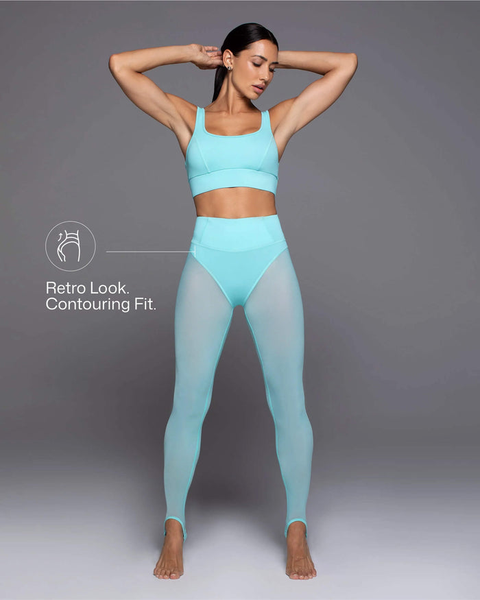 Ambient Stirrup Legging - Island Blue
