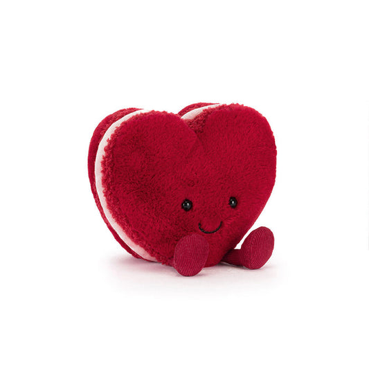 Amuseables Arlette Red Heart Macaron