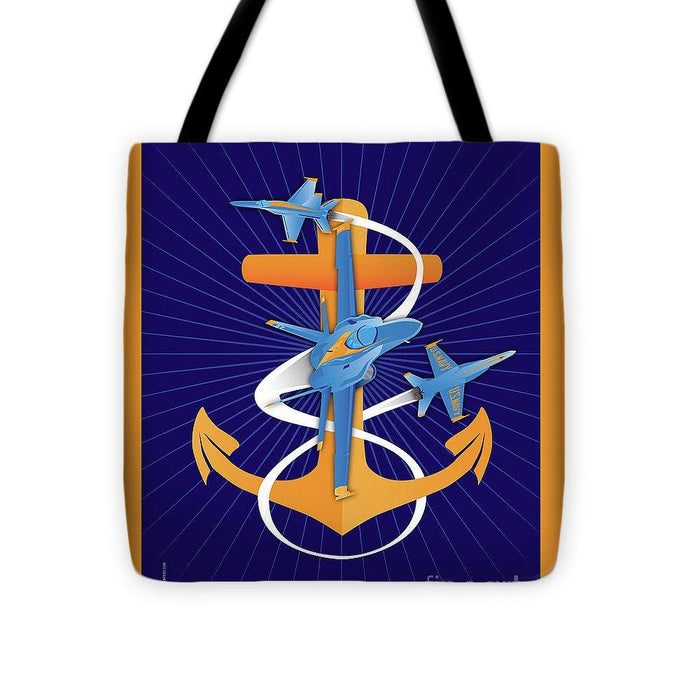 Anchors Aweigh Fouled Anchor - Tote Bag