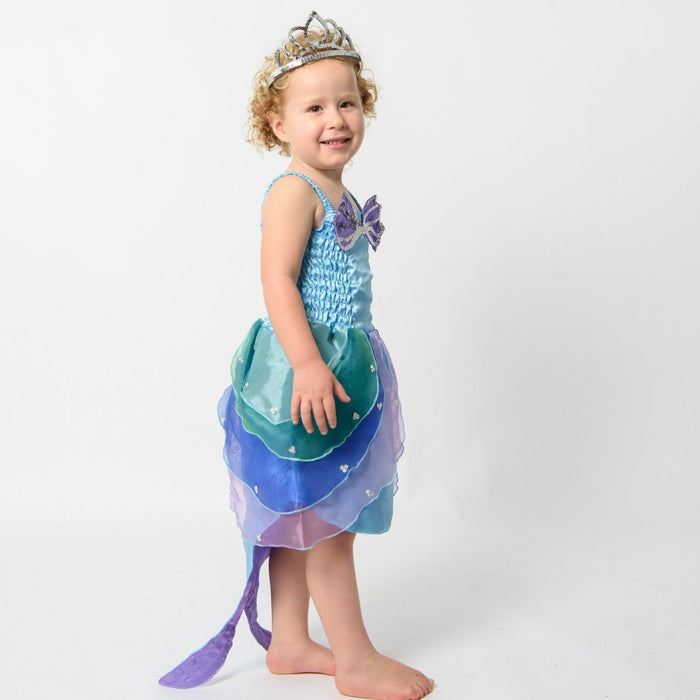 Aqua Mermaid Dress Pink - letsdressup.com.au - Girls Dress Ups
