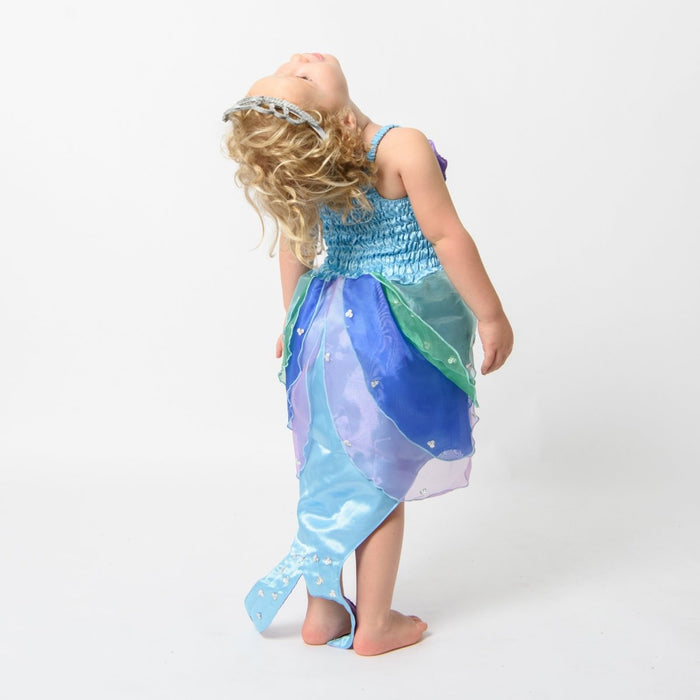 Aqua Mermaid Dress Pink - letsdressup.com.au - Girls Dress Ups