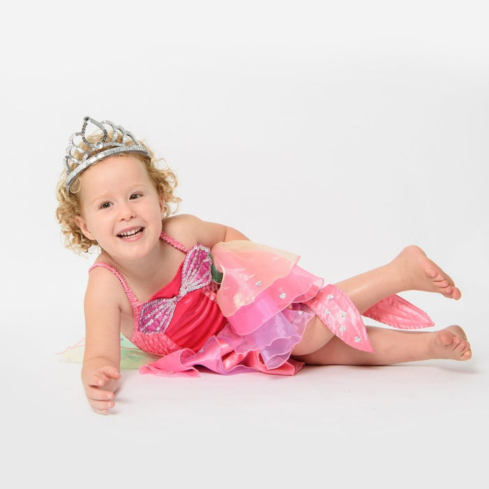 Aqua Mermaid Dress x 4 PInk - letsdressup.com.au - Girls Dress Ups