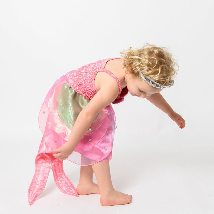 Aqua Mermaid Dress x 4 PInk - letsdressup.com.au - Girls Dress Ups