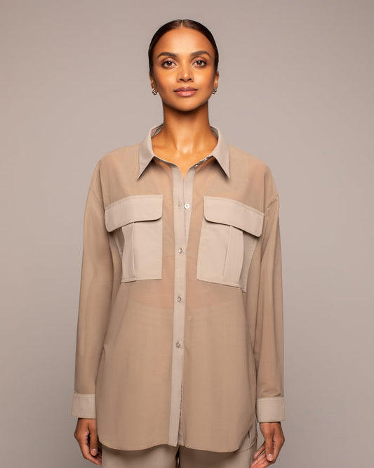 Ares Mesh Shirt - Dune