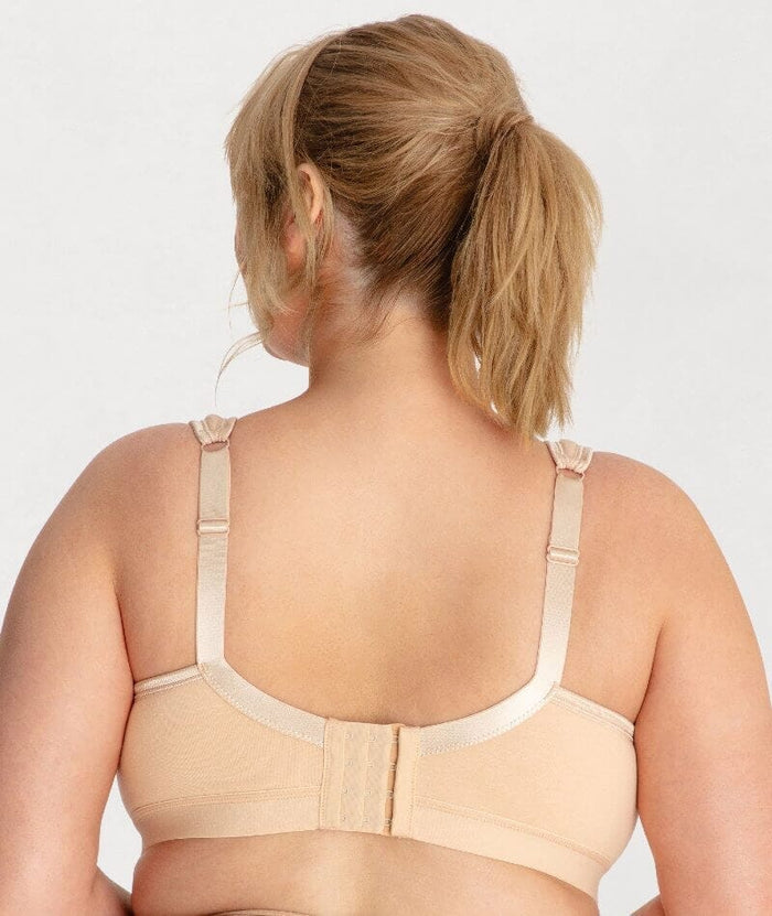 Ava & Audrey Faye Cotton Wire-free Support Bra 3 Pack - Frappe Bras