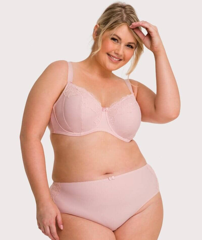 Ava & Audrey Jacqueline Full Cup Underwired Bra 2 Pack - Blush Bras