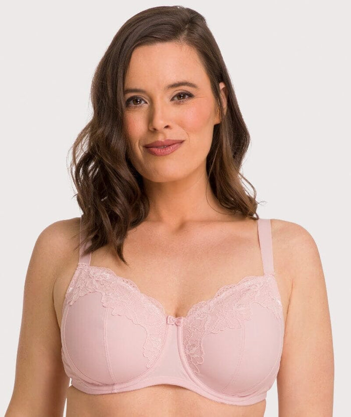 Ava & Audrey Jacqueline Full Cup Underwired Bra 2 Pack - Blush Bras