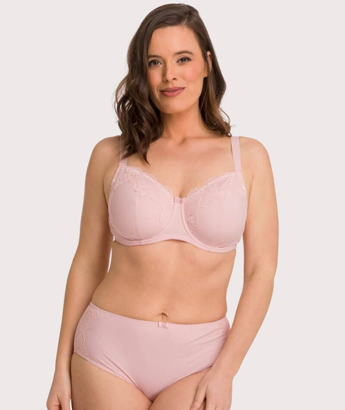 Ava & Audrey Jacqueline Full Cup Underwired Bra 2 Pack - Blush Bras
