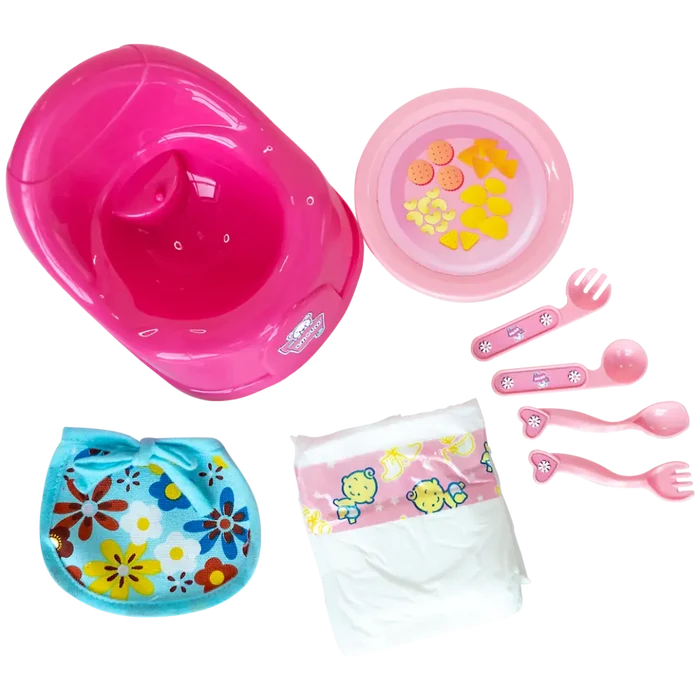 Baby Amoura Drink and Wet Playset Doll 18 Inch