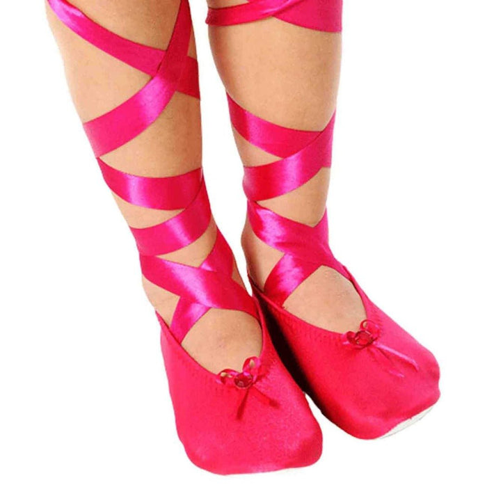 Ballet Slipper w/Ribbon - letsdressup.com.au - Girls Accessories