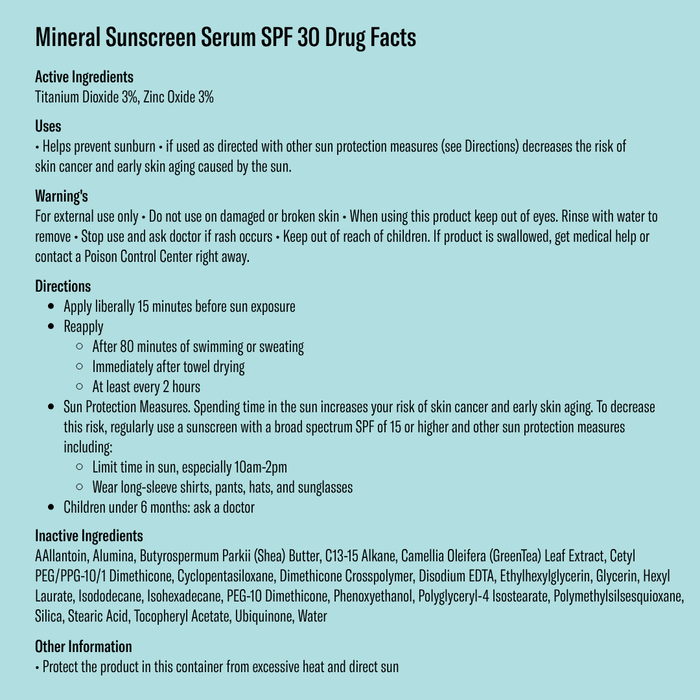 Bask Sunscreen | SPF 30 Mineral Sunscreen Serum - Bask Sunscreen - Living with Ivey