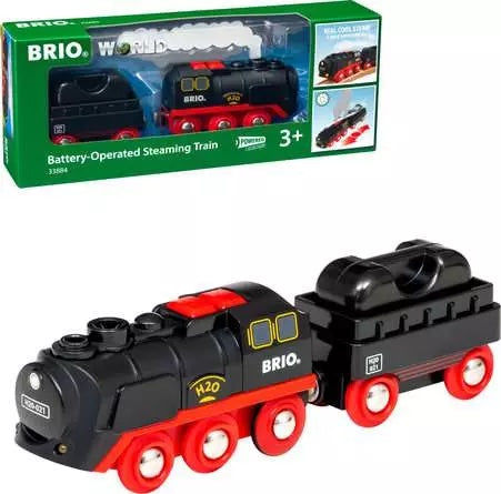 Battery-Operated Steaming Train