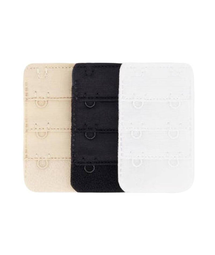 Bendon 2-Hook Bra Extenders - 3-Pack - Assorted Colours Bra Accessories