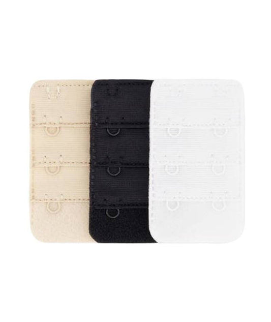 Bendon 2-Hook Bra Extenders - 3-Pack - Assorted Colours Bra Accessories
