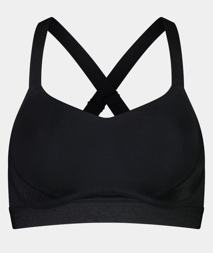 Bendon Breathe High Impact Sports Bra - Black Bras