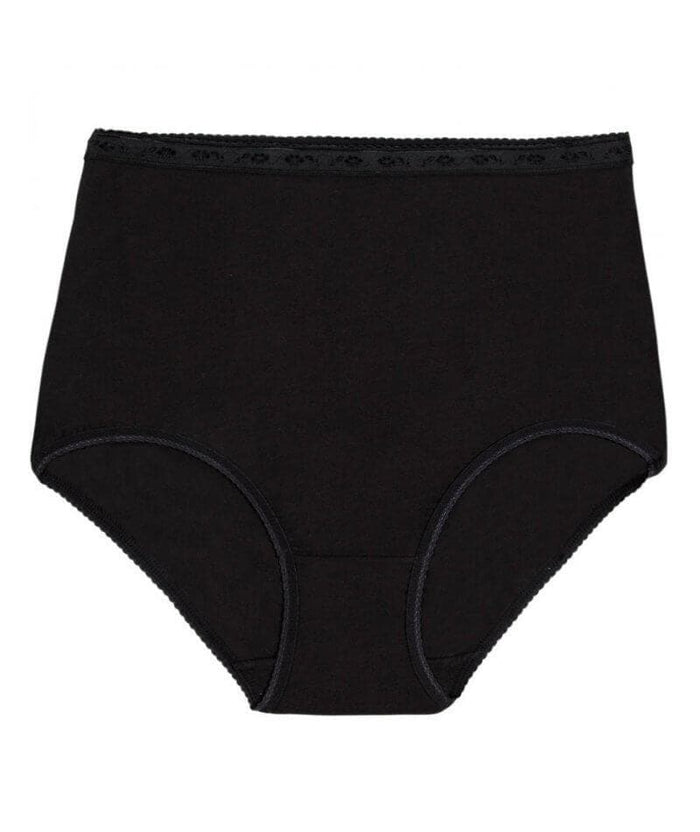 Bendon Freedom Maxi Brief - Black Knickers
